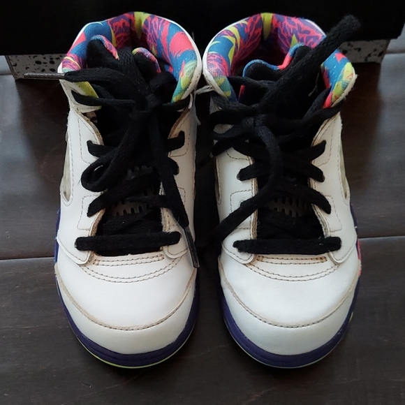 Jordan Retro 5 toddler high top  sneakers 3 - Picture 2 of 10